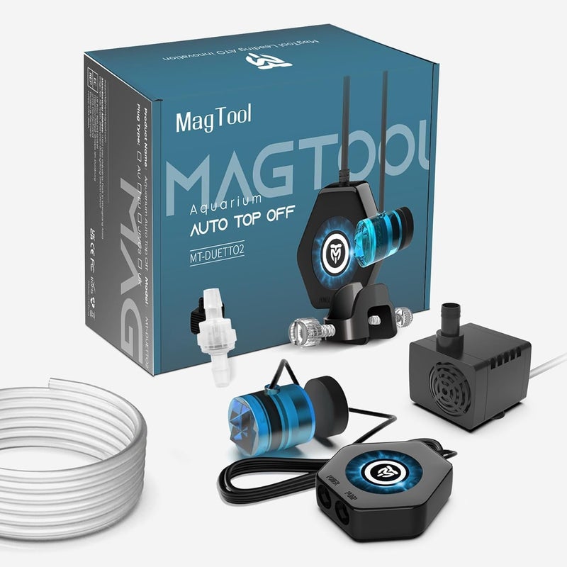 MagTool Aquarium Auto Top Off System, Upgraded Version Aquarium ATO with Dual Optical Sensor for Both Reef and Fresh Tanks(Duetto V2025) - Image 2